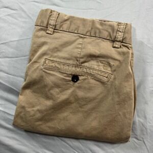 Gant Mens Khaki Tan Chino Shorts Regular Fit Sz 33 Preppy 8.5in inseam